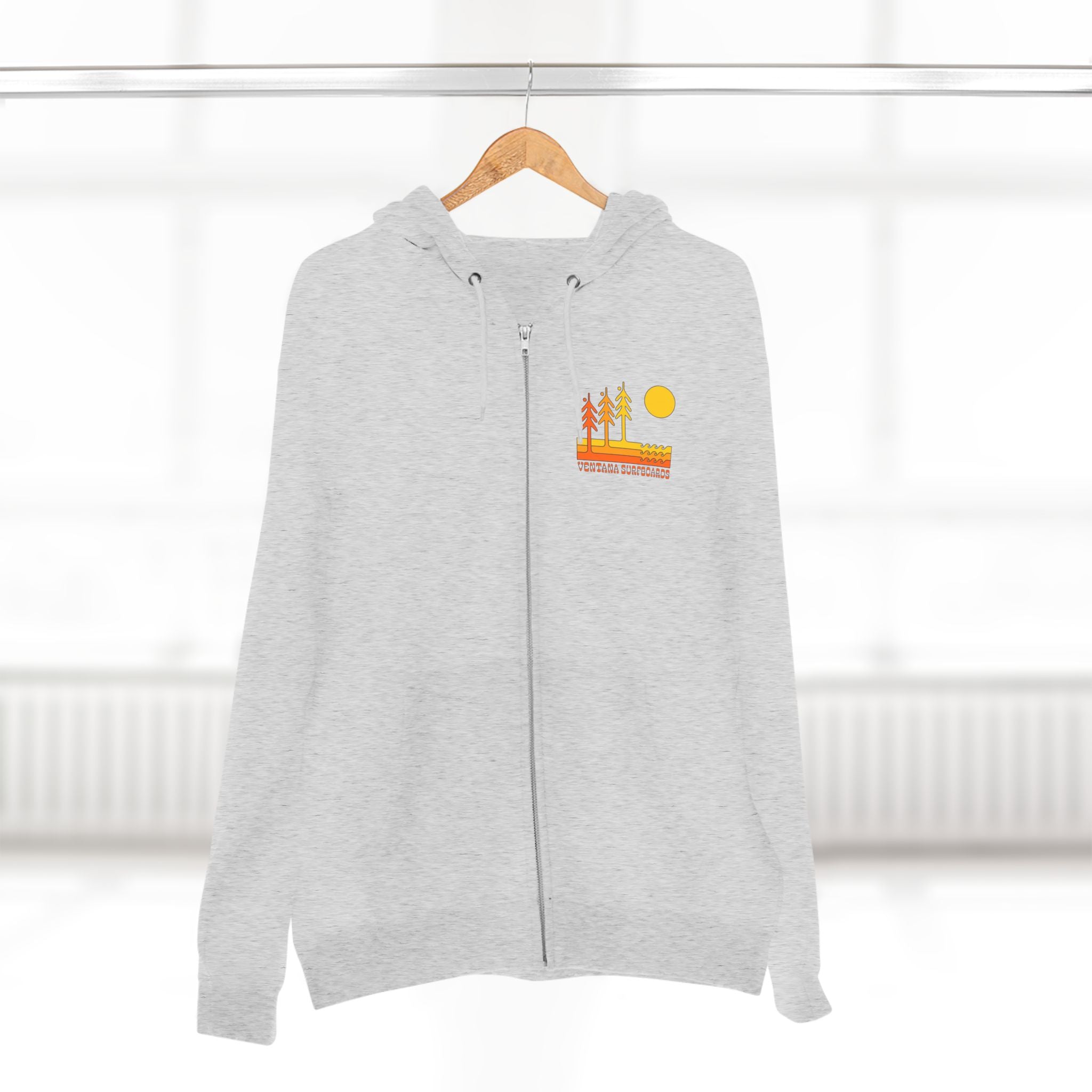 Ventana Circa 78 Unisex - Zip Cotton Blend Fleece Hoodie