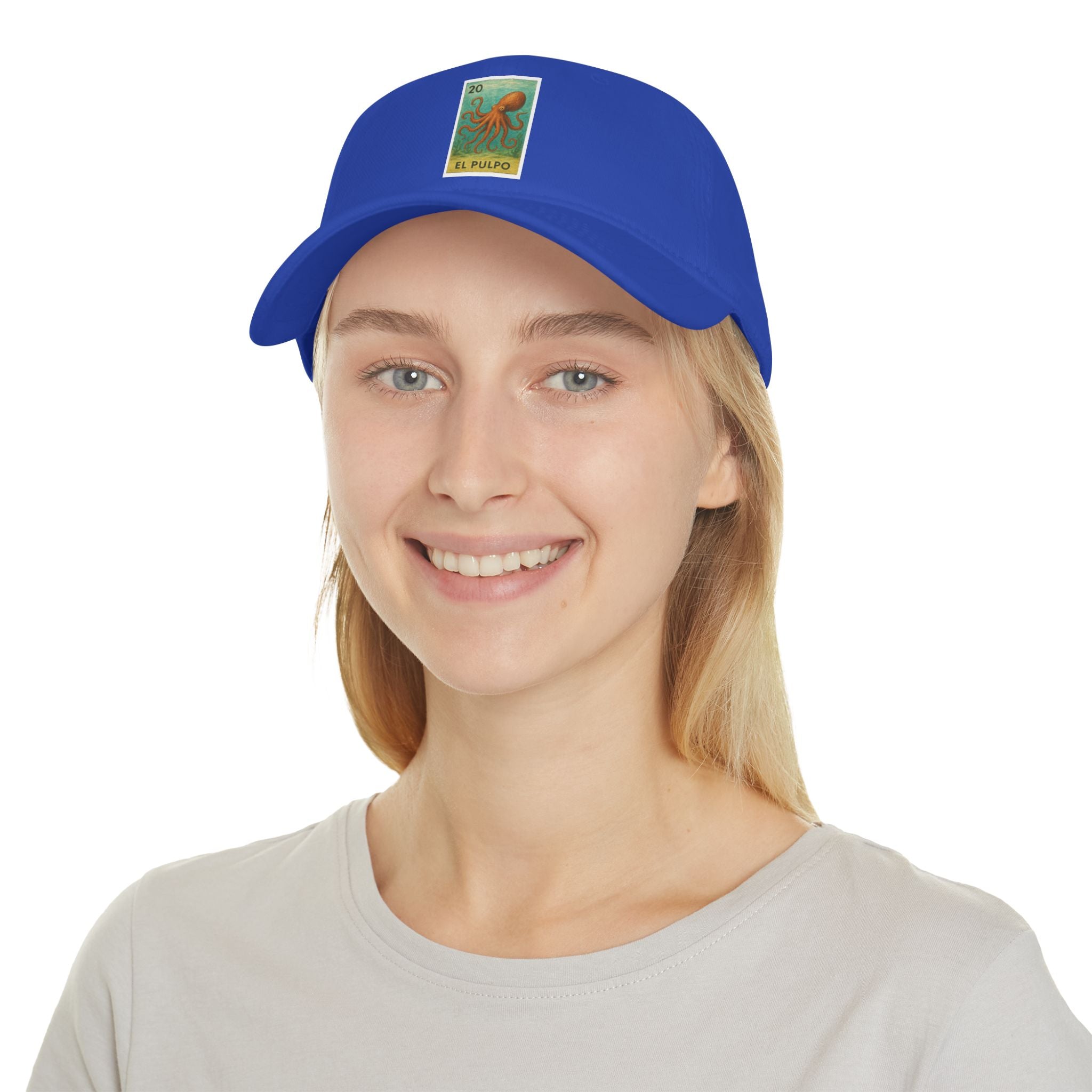 Octopus Lotería Unisex - 100% Cotton Baseball Cap (El Pulpo)