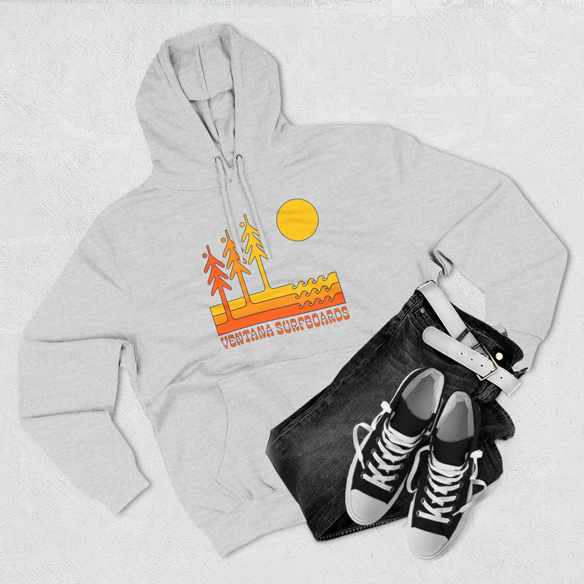 Ventana Circa 78 Unisex - Pull-Over Cotton Blend Fleece Hoodie