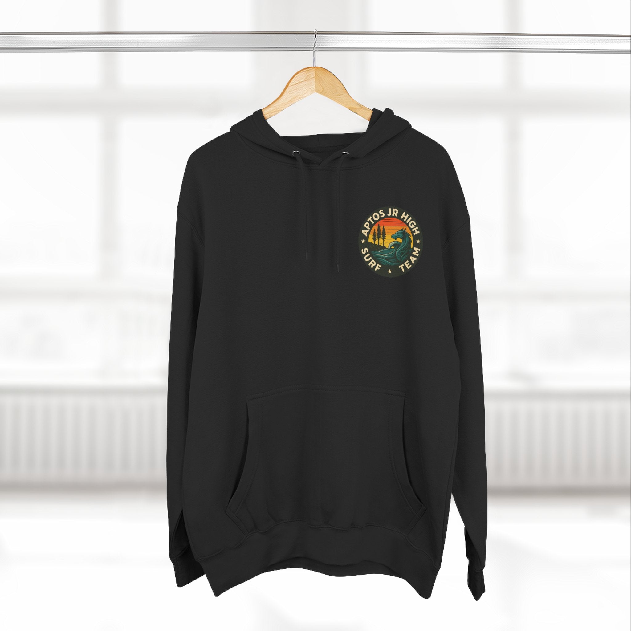 Aptos Junior High Surf Team Unisex - Pull-Over Cotton Blend Fleece Hoodie