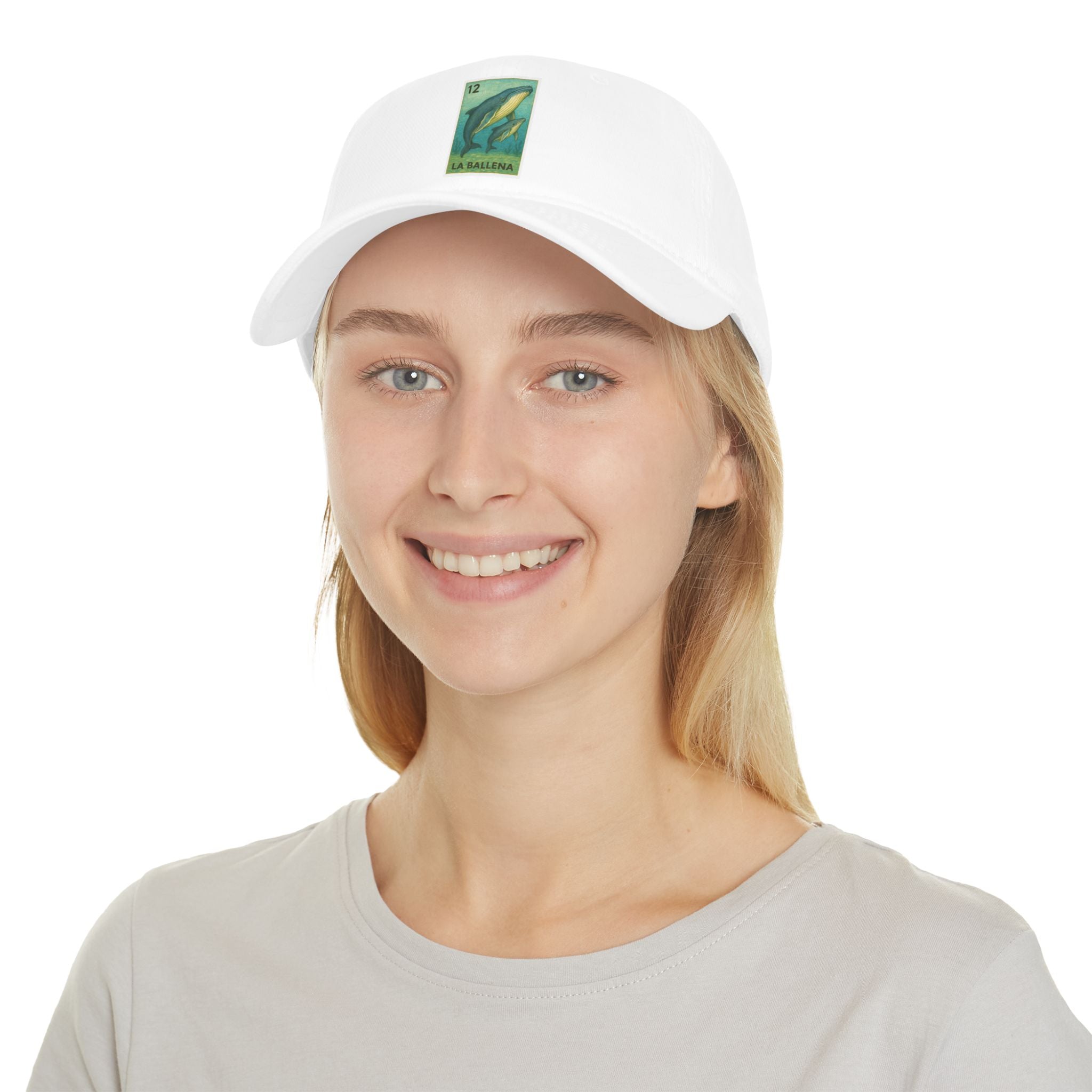 Whale Lotería Unisex - 100% Cotton Baseball Cap (La Ballena)