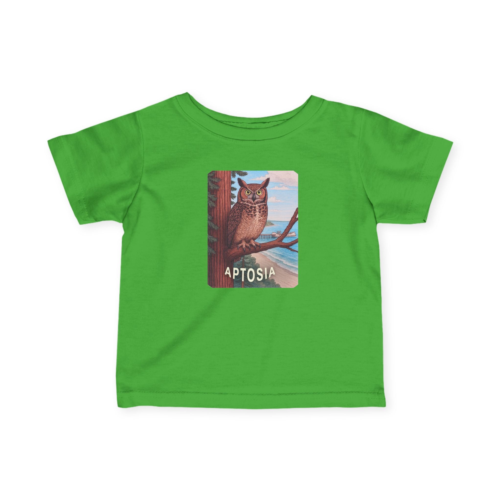 Aptos California Aptosia Owl - Infant 100% Cotton T-Shirt
