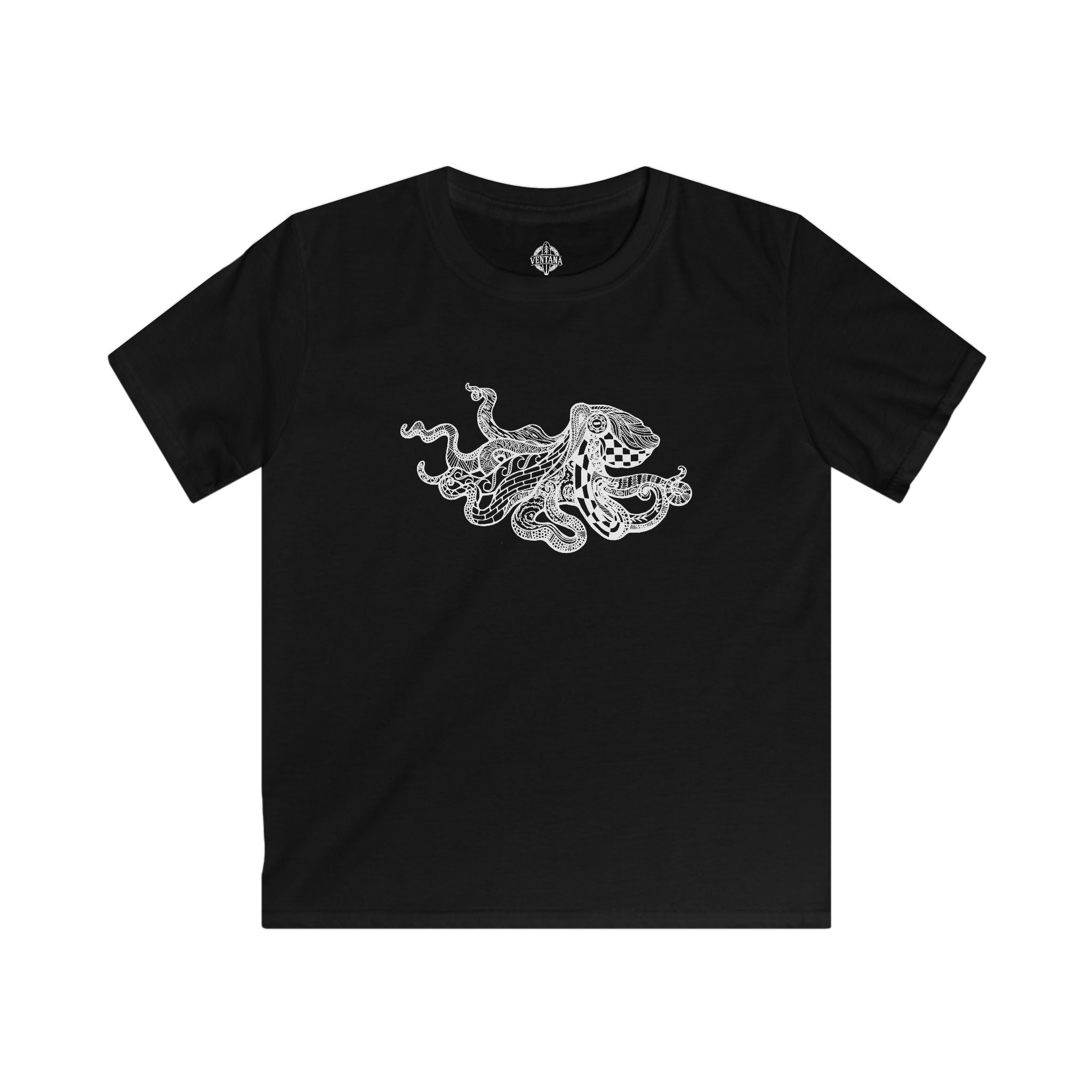 Ventangle Octopus Kids - Soft Style U.S. Cotton T-Shirt