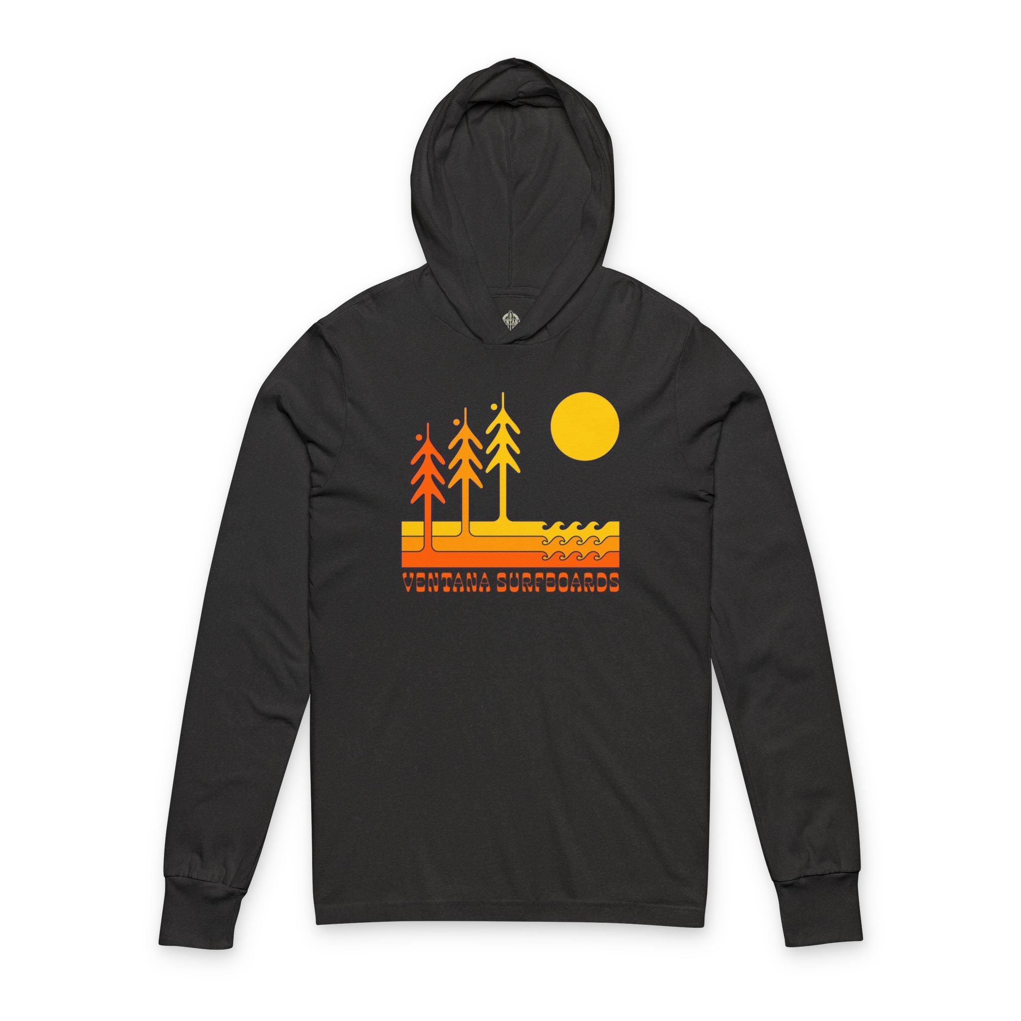 Ventana Circa 78 Unisex - Cotton Long Sleeve Hooded T-Shirt