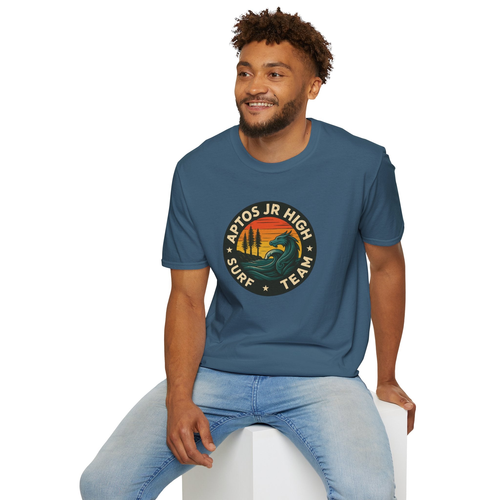 Aptos Junior High Surf Team Unisex - U.S. Cotton T-Shirt