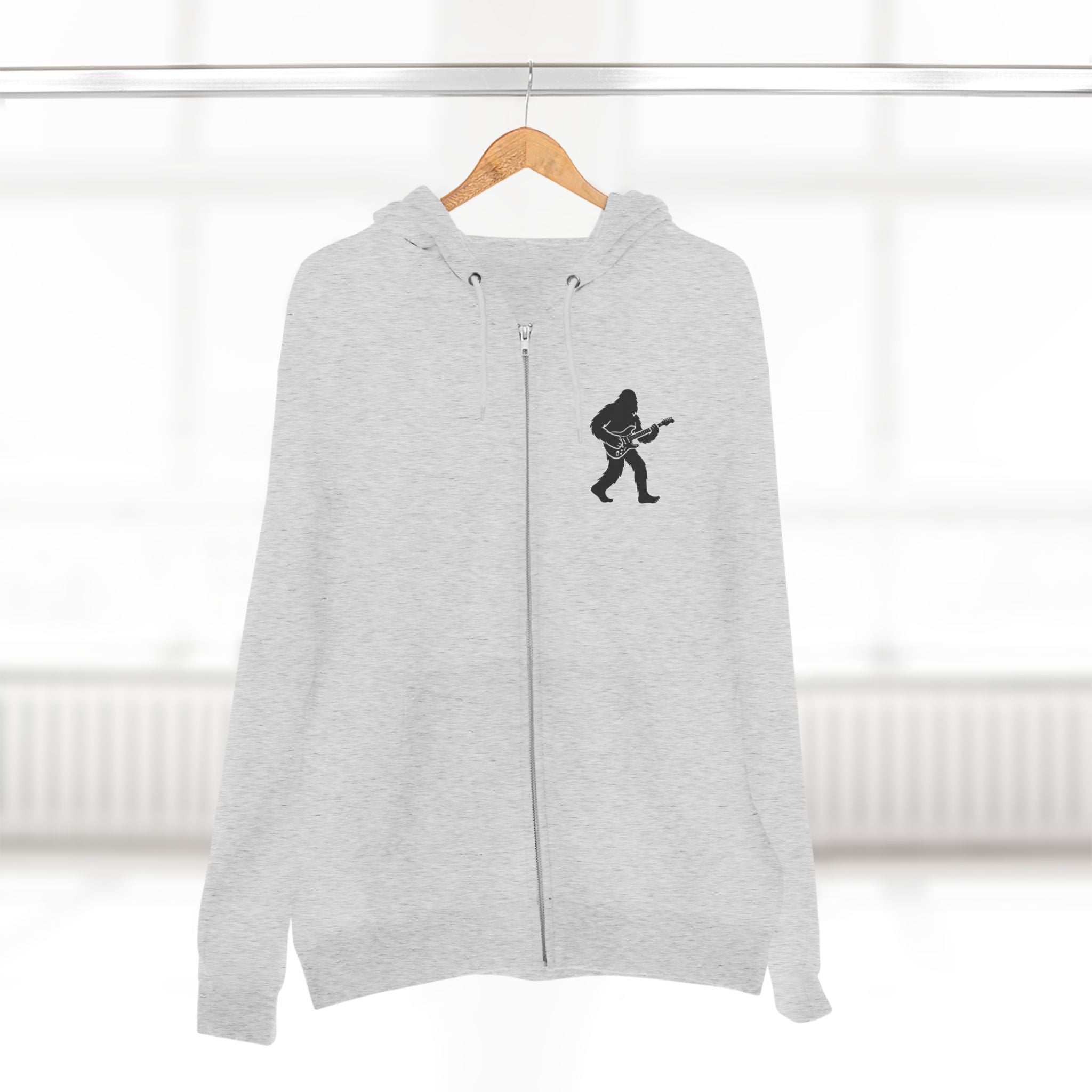 Ventana Jamsquatch Unisex - Zip Cotton Blend Fleece Hoodie