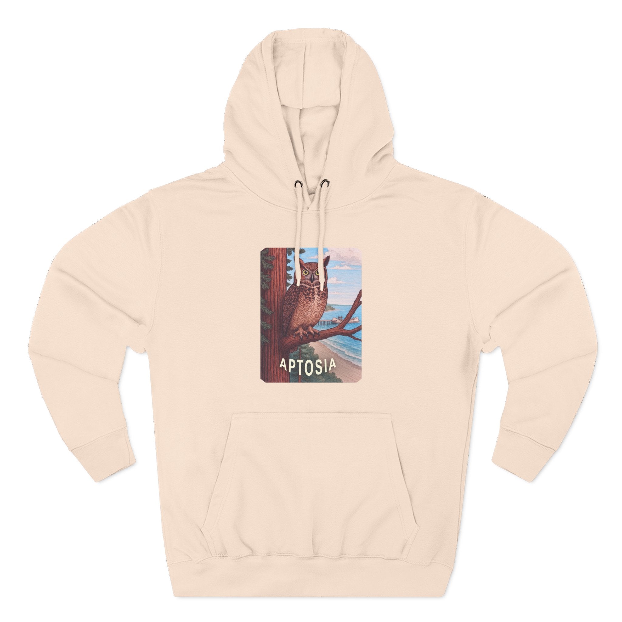 Aptos California Aptosia Unisex - Pull-Over Cotton Blend Fleece Hoodie