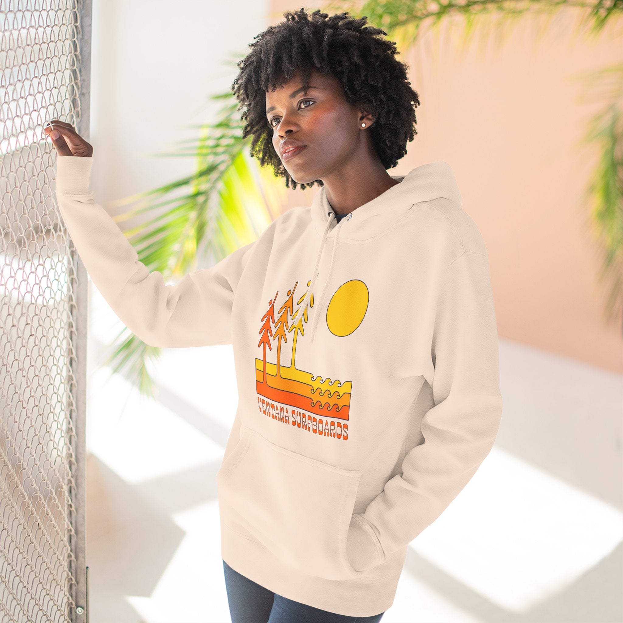Ventana Circa 78 Unisex - Pull-Over Cotton Blend Fleece Hoodie