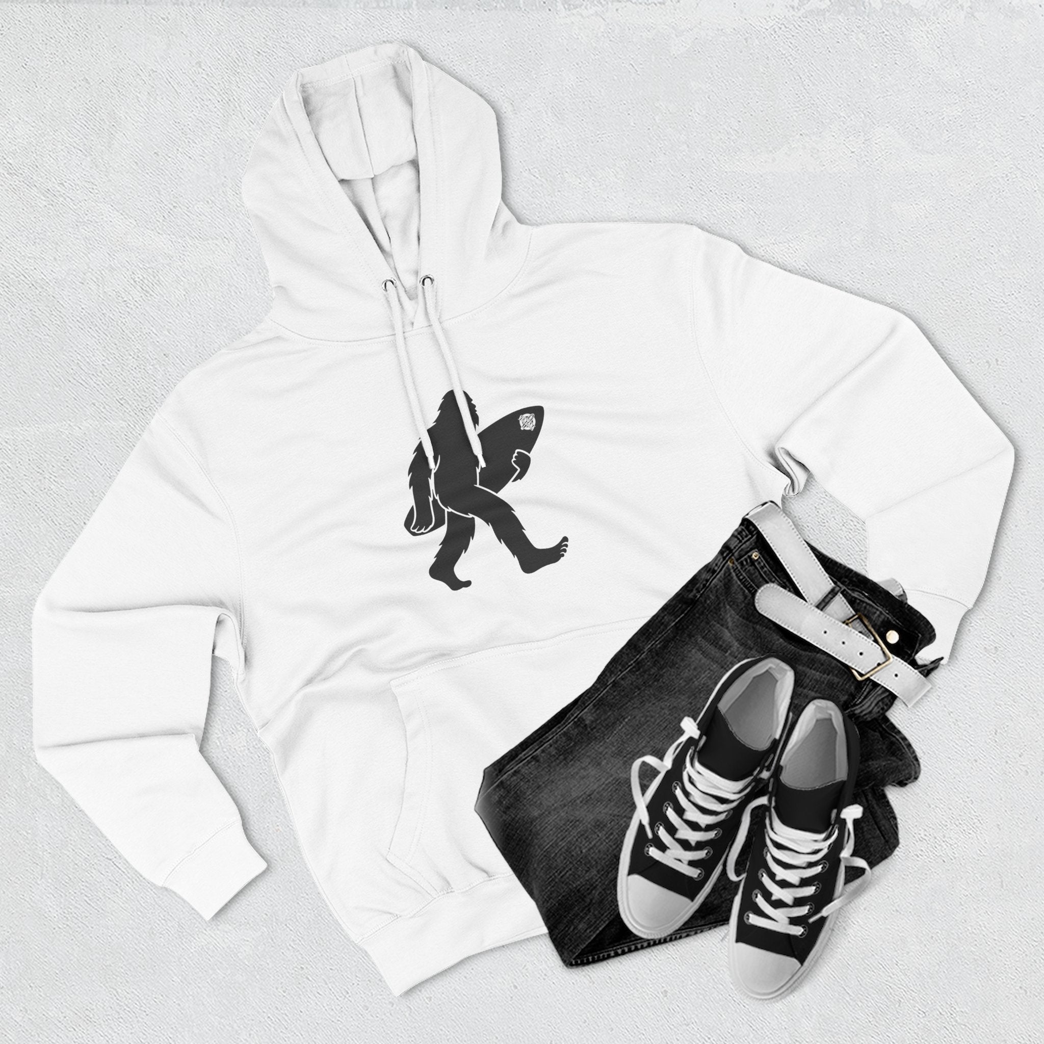 Ventana Surfsquatch Unisex - Pull-Over Cotton Blend Fleece Hoodie