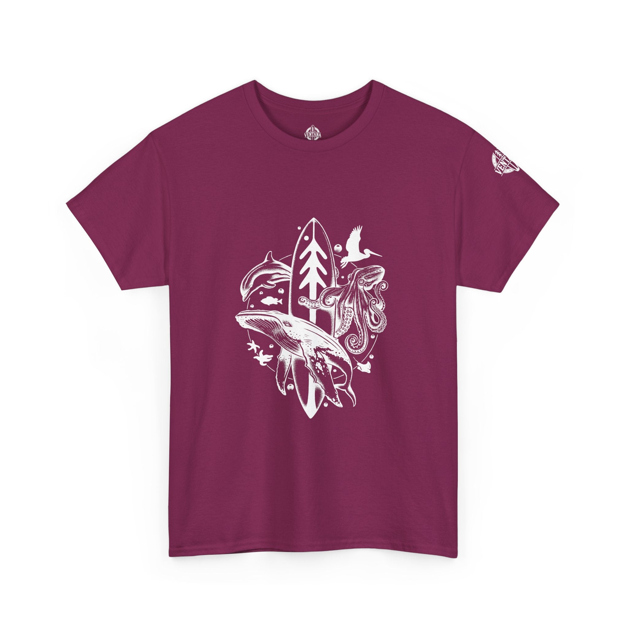 Ventana Monterey Bay by Thiago Bianchini - U.S. Cotton T-Shirt