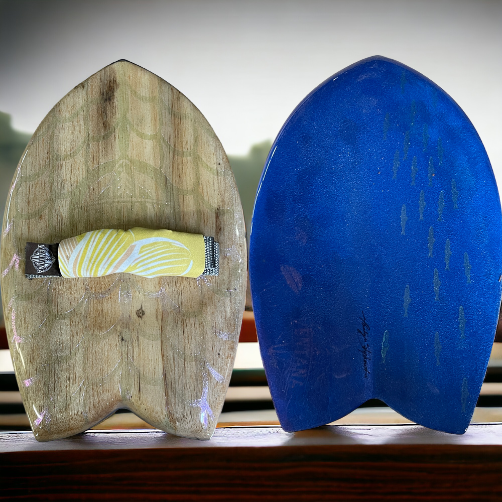 Balsa Blue Fishes Handplane