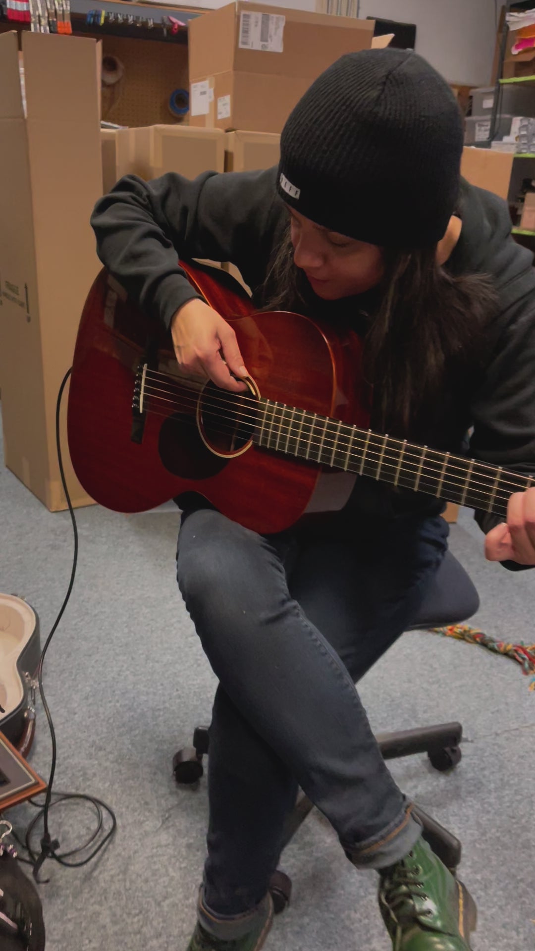 Brenda Martinez of Bonita Azul, Fulminante &amp; Santa Cruz Guitar Co.