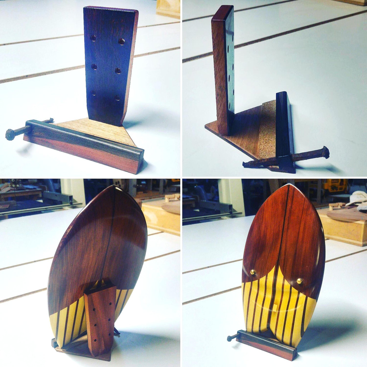 Handplane - Butcher Block Aquarium Handplane