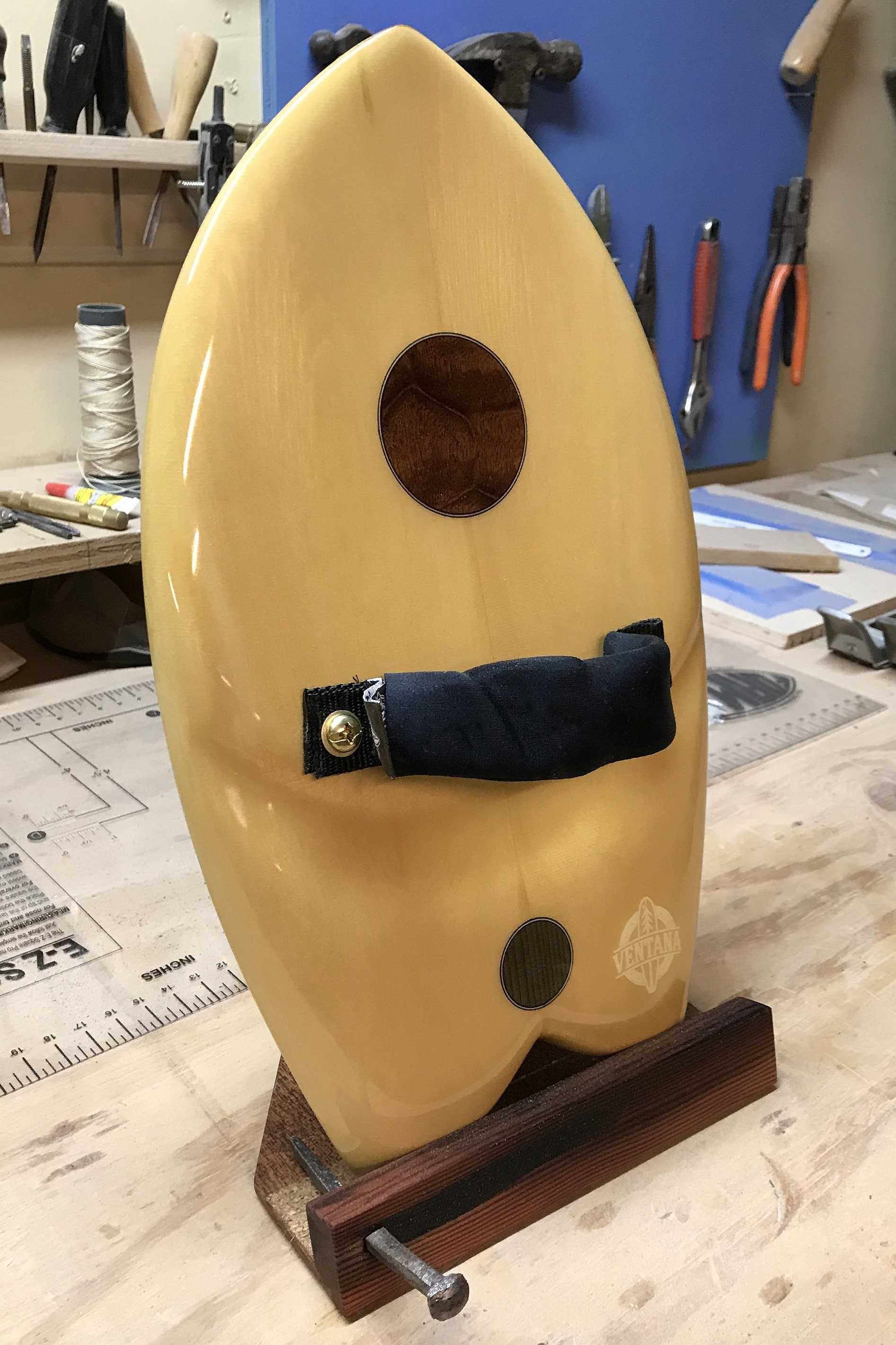 Handplane - Ghost Oak Cedar Fish Handplane