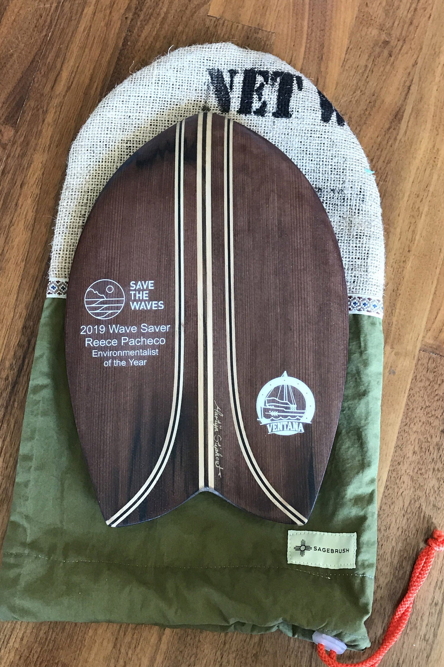 Handplane - Save The Waves "Wave Saver" Award Handplanes