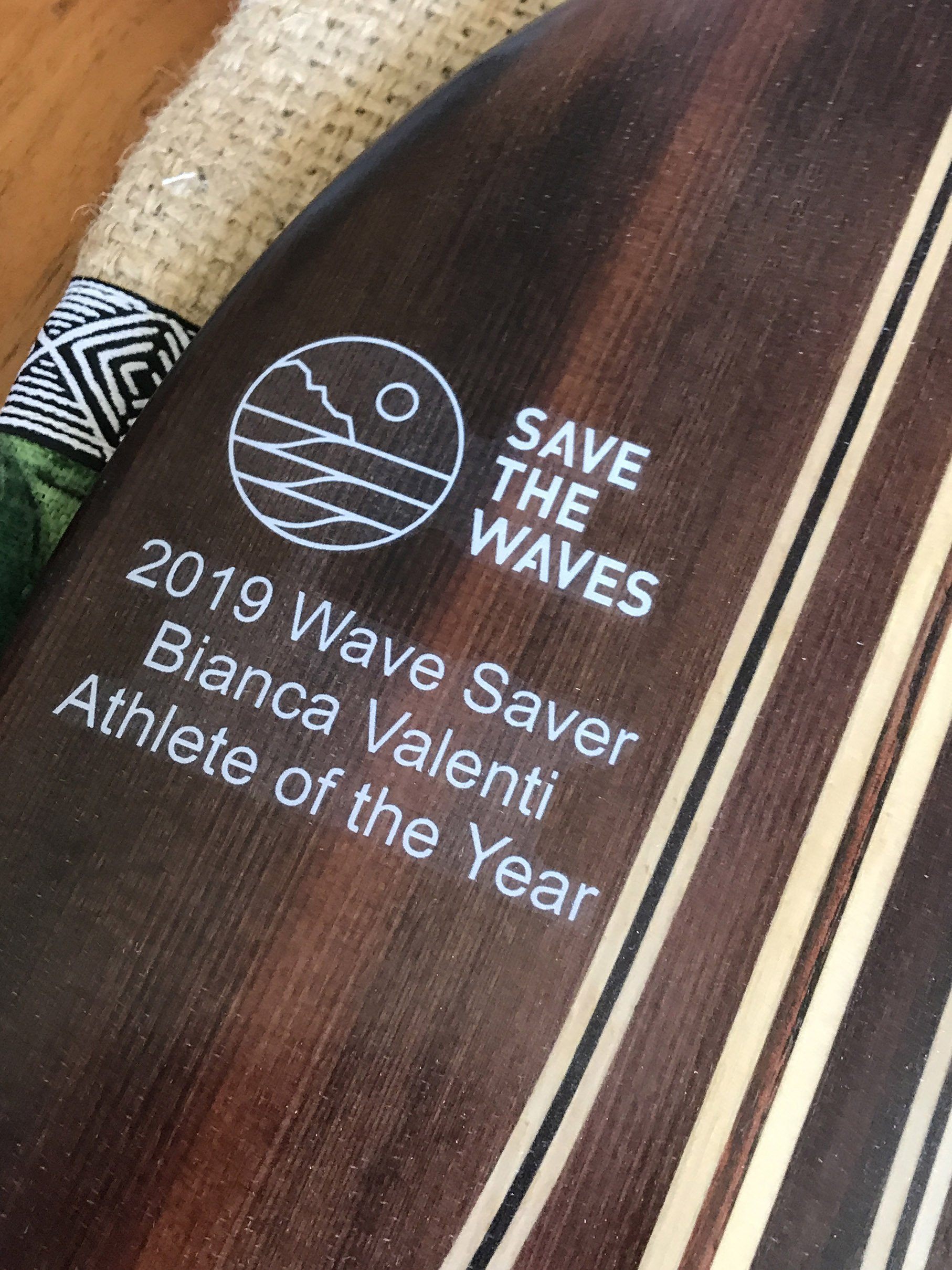 Handplane - Save The Waves &quot;Wave Saver&quot; Award Handplanes