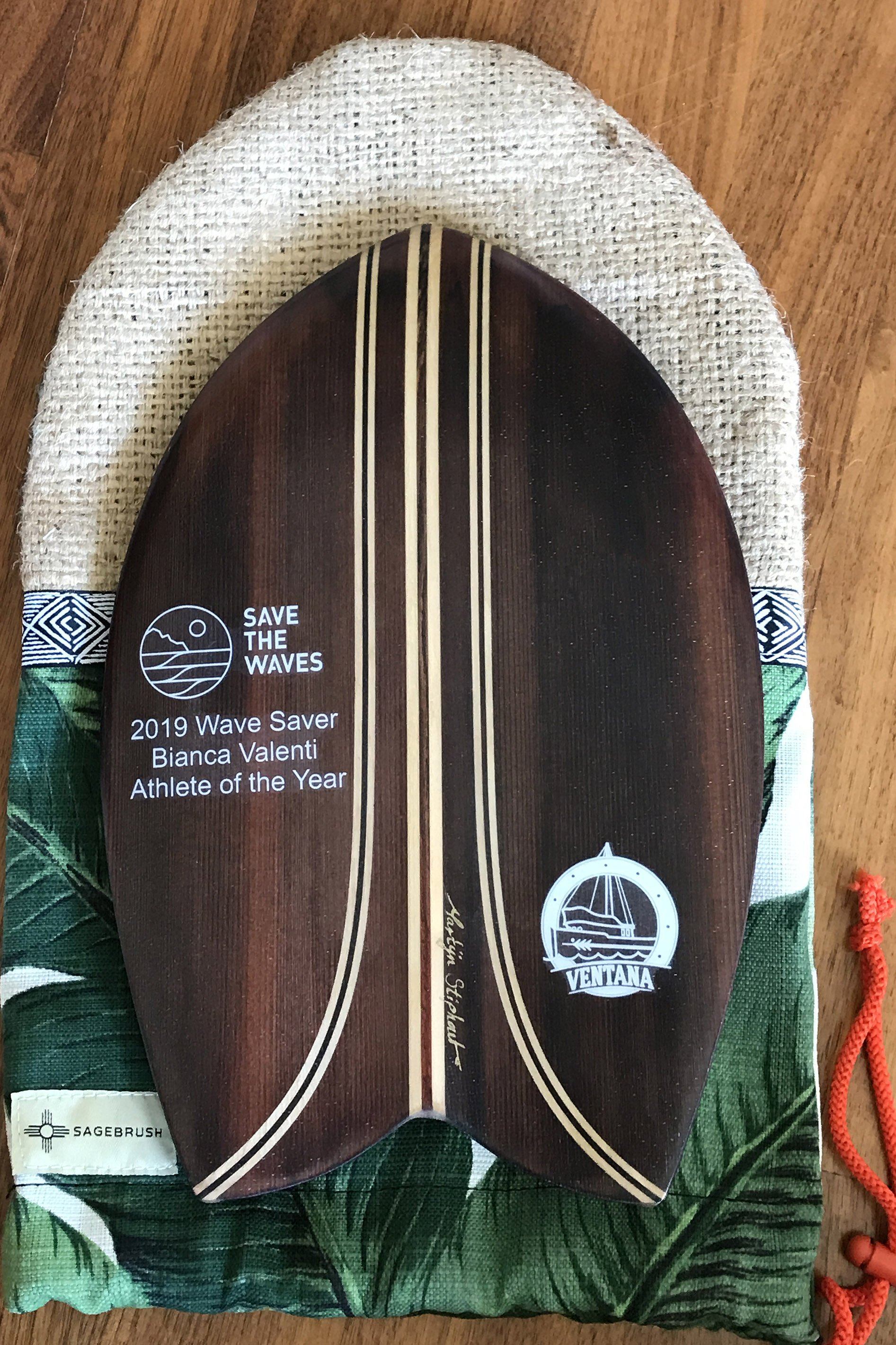 Handplane - Save The Waves &quot;Wave Saver&quot; Award Handplanes