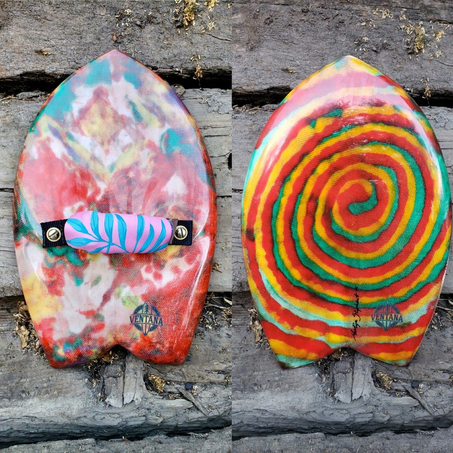 Swirly Tie Dye Handplane