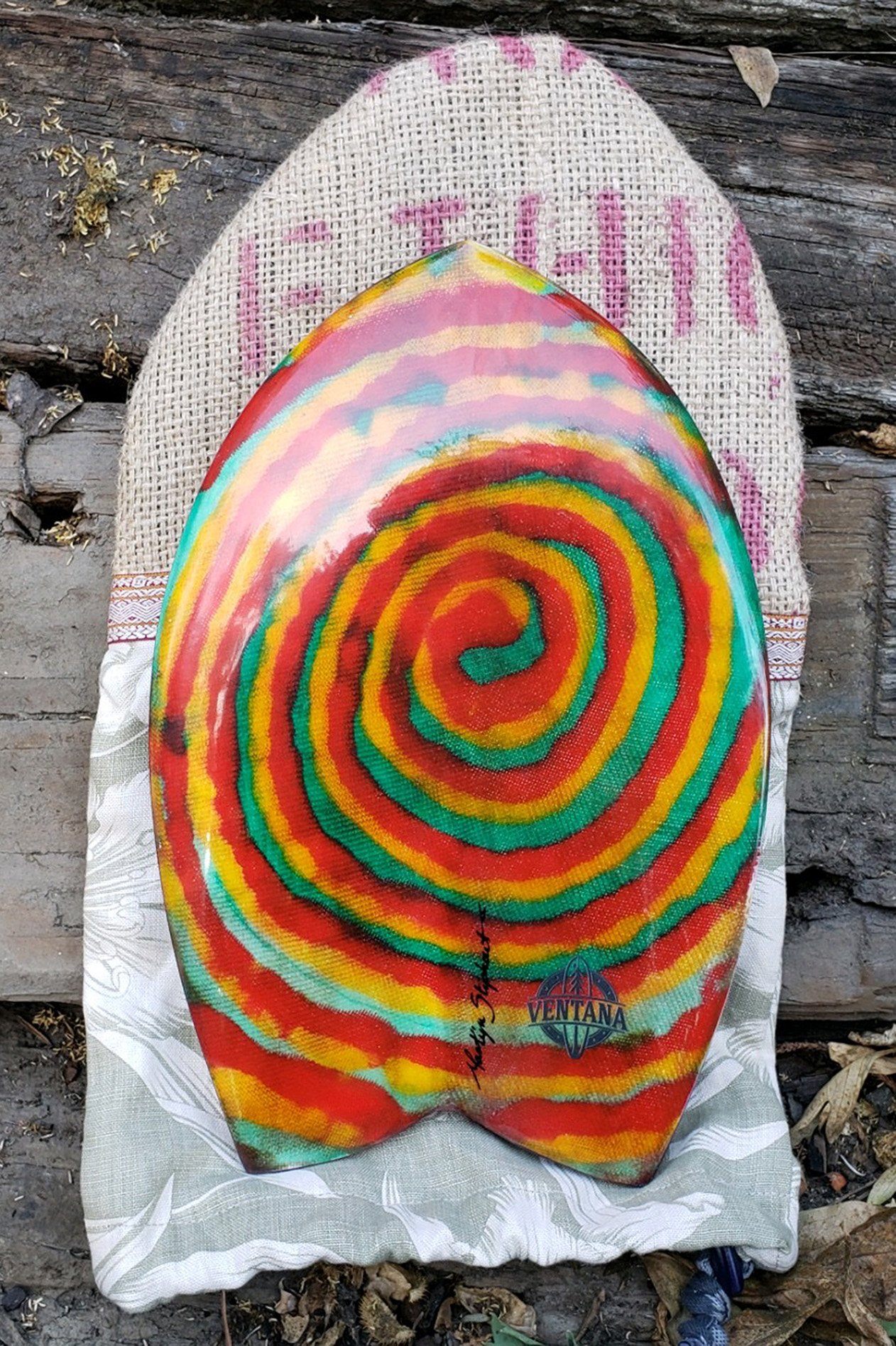 Swirly Tie Dye Handplane