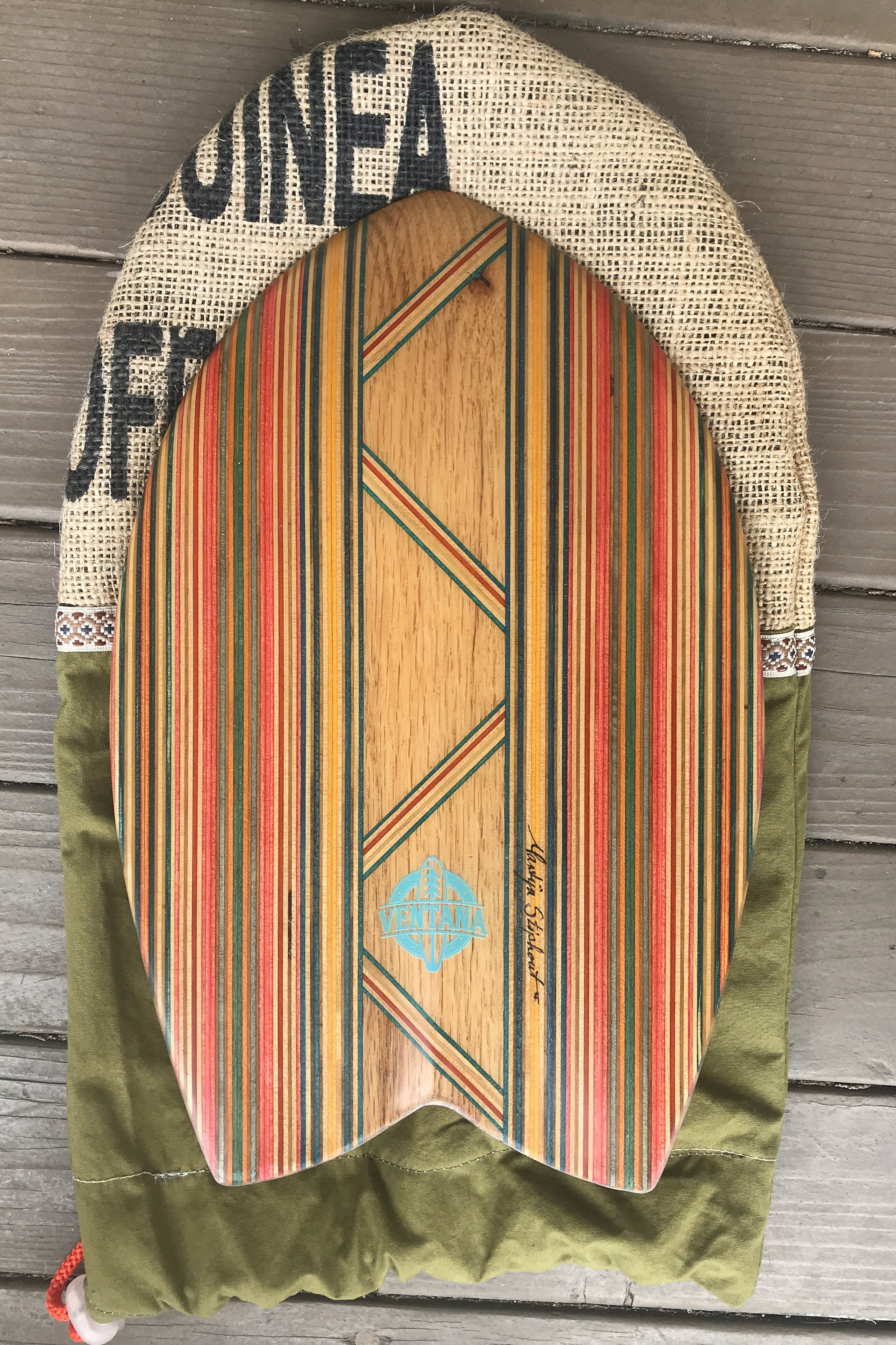 Handplane - Upcycled Skate Art Zig Zag Handplane