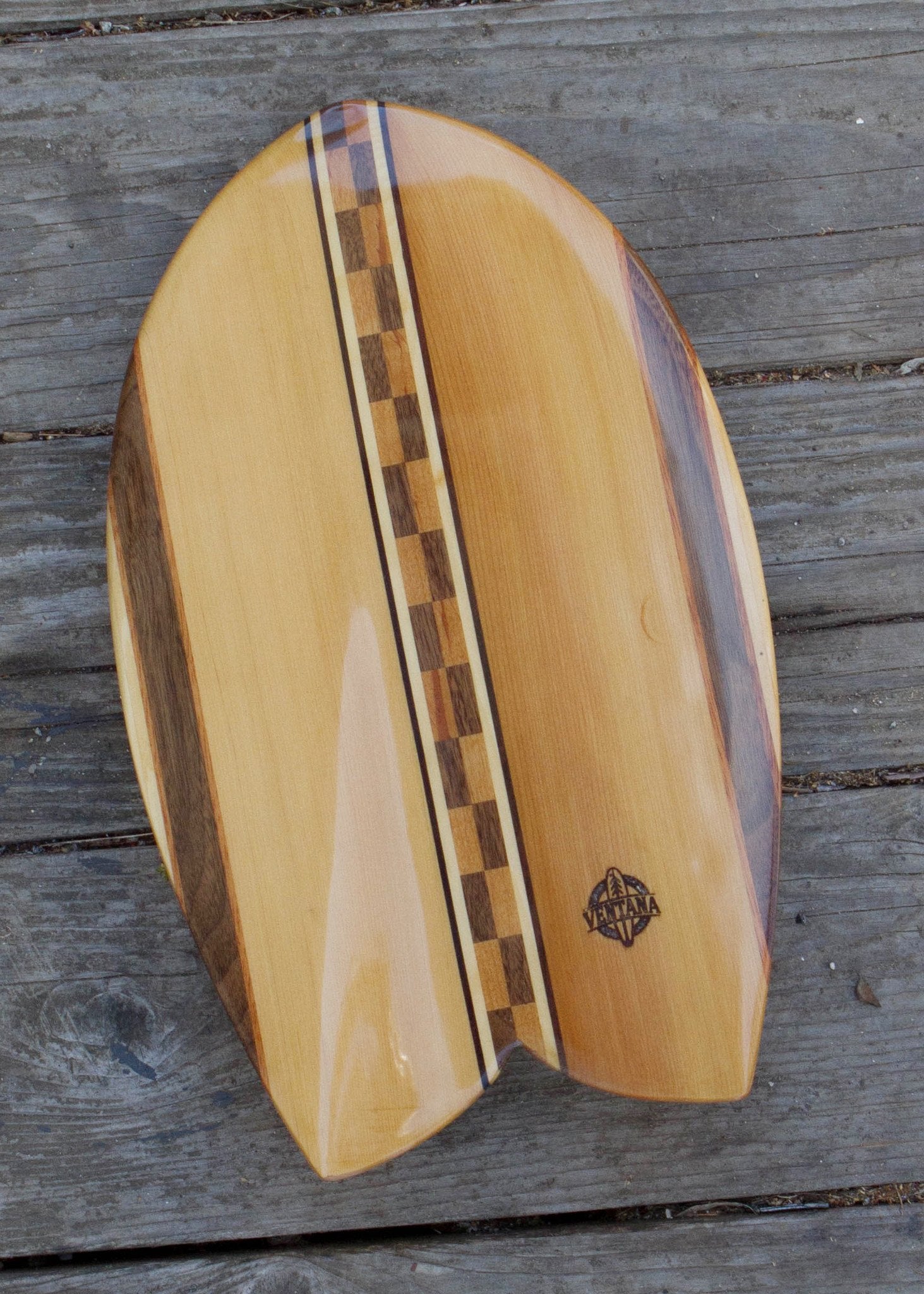 Handplane - Walnut Checker Fish Handplane