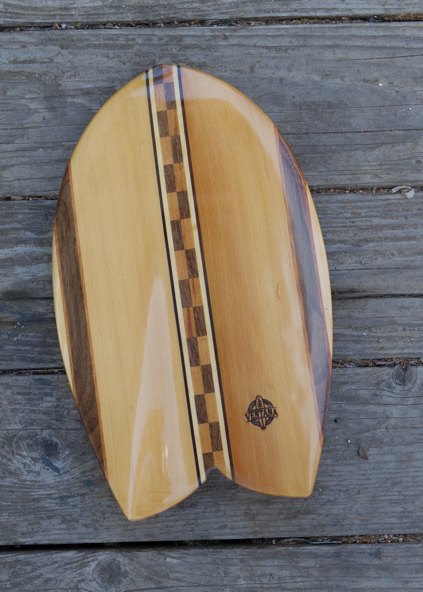 Handplane - Walnut Checker Fish Handplane