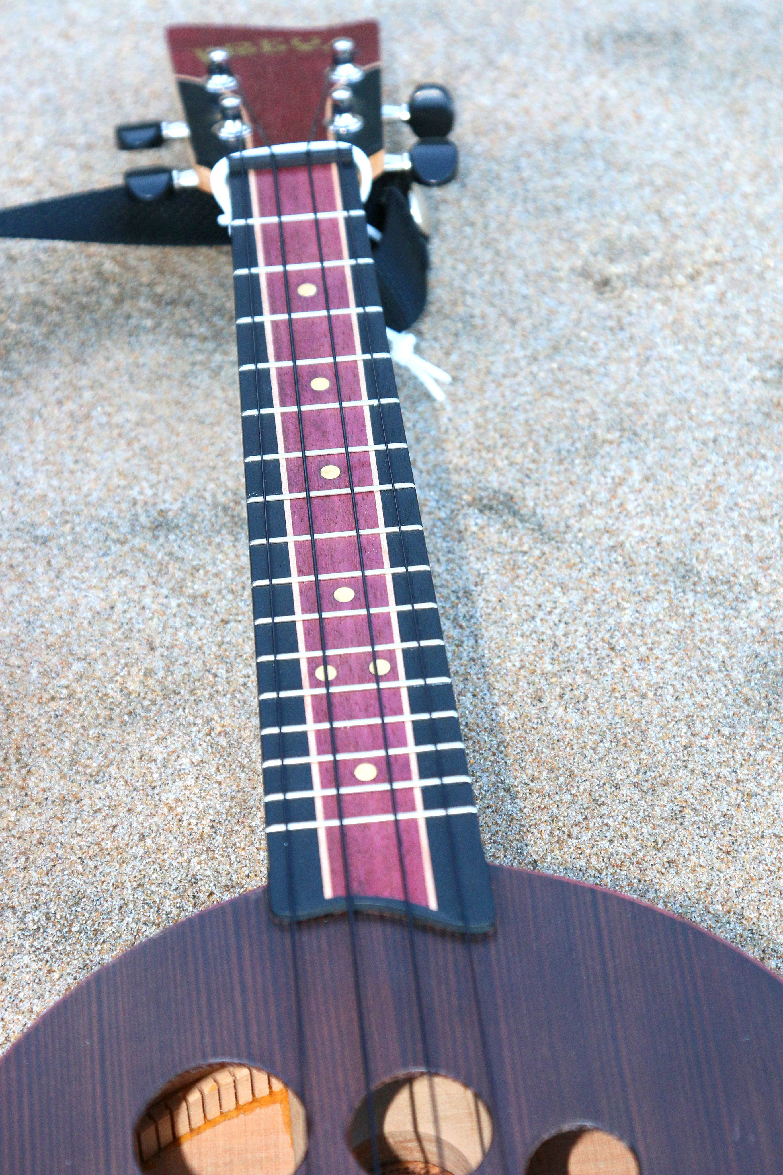 Musical Instrument - Ventana Freya Purple Maple Madness Banjolele