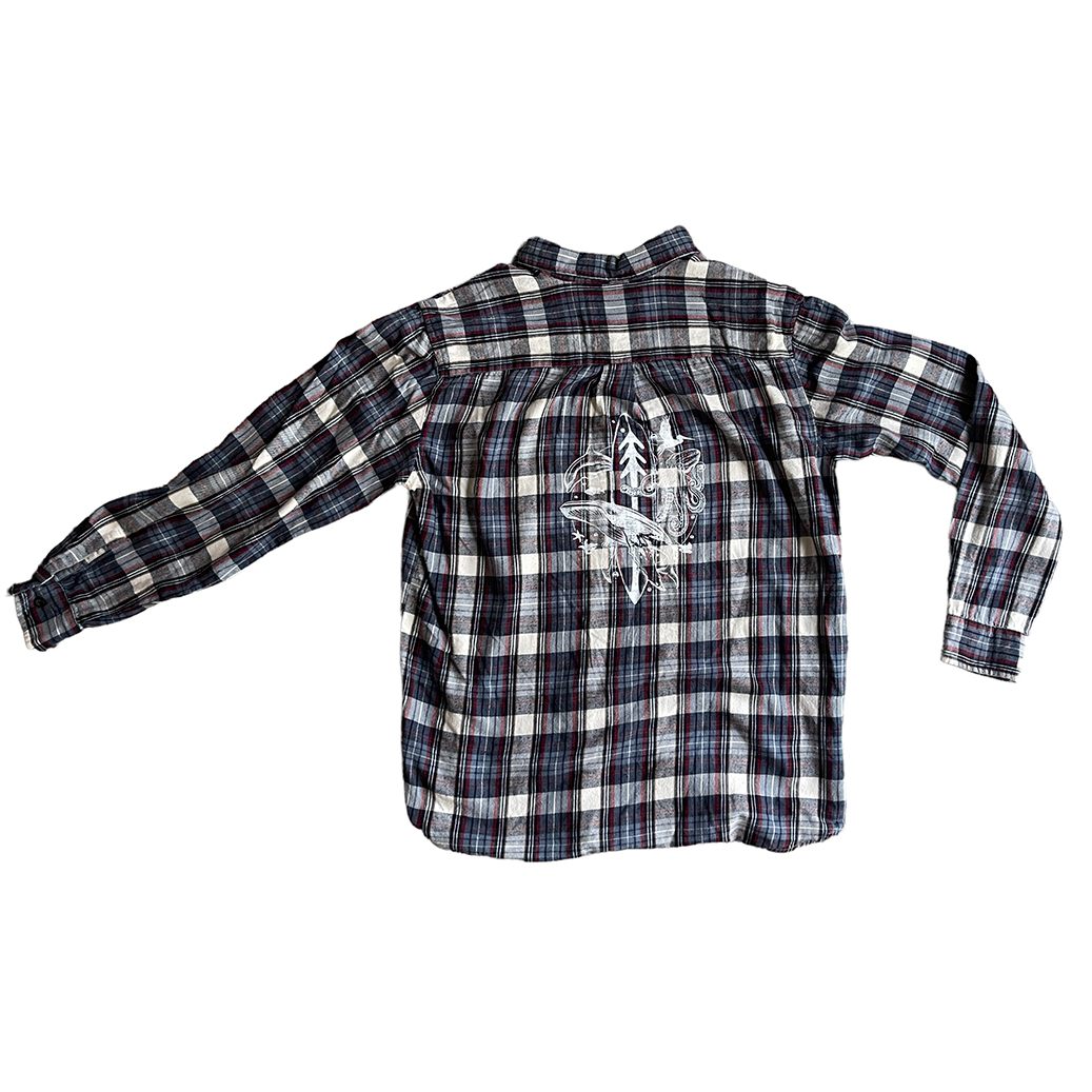 Shirts - Reclaimed Flannel Large: Ventana Monterey Bay By Thiago Bianchini