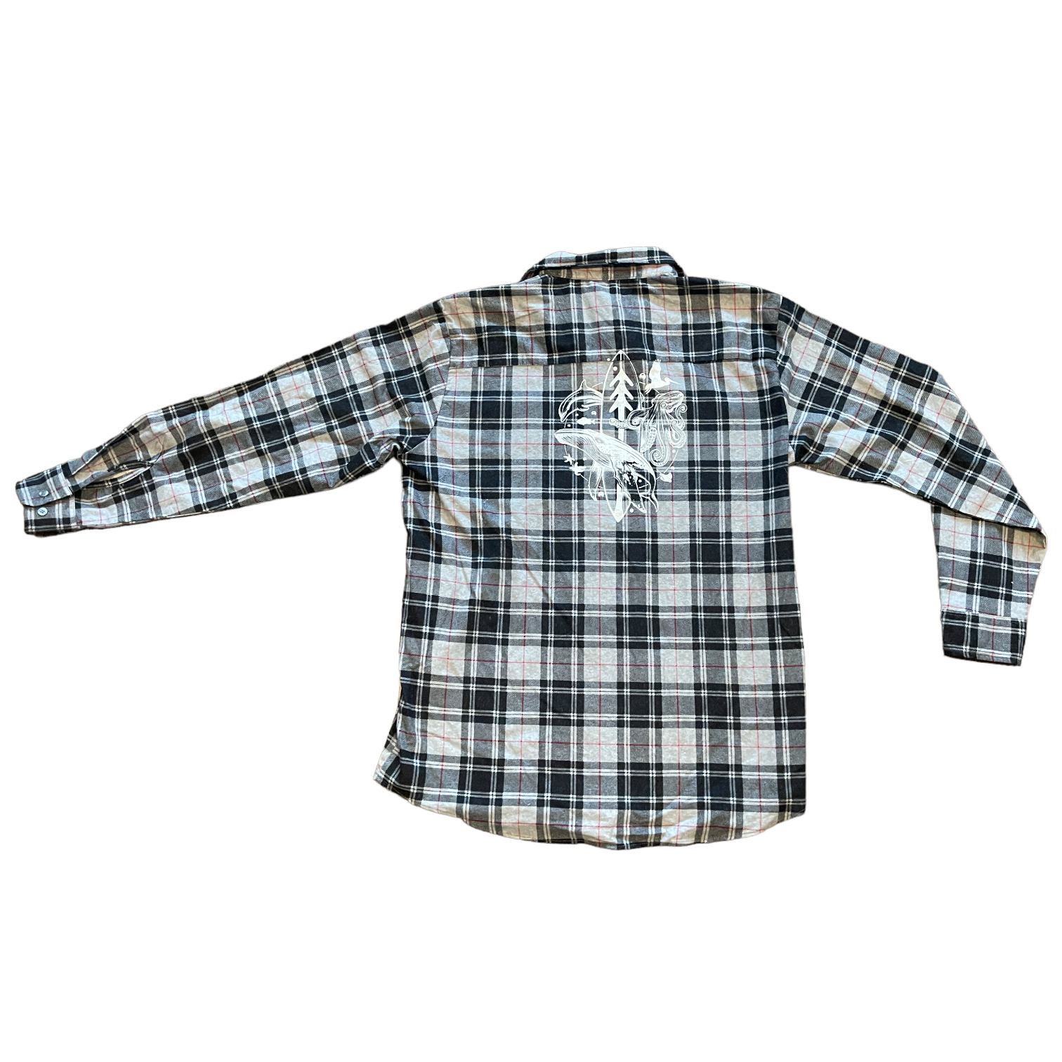 Shirts - Reclaimed Flannel Medium: Ventana Monterey Bay By Thiago Bianchini