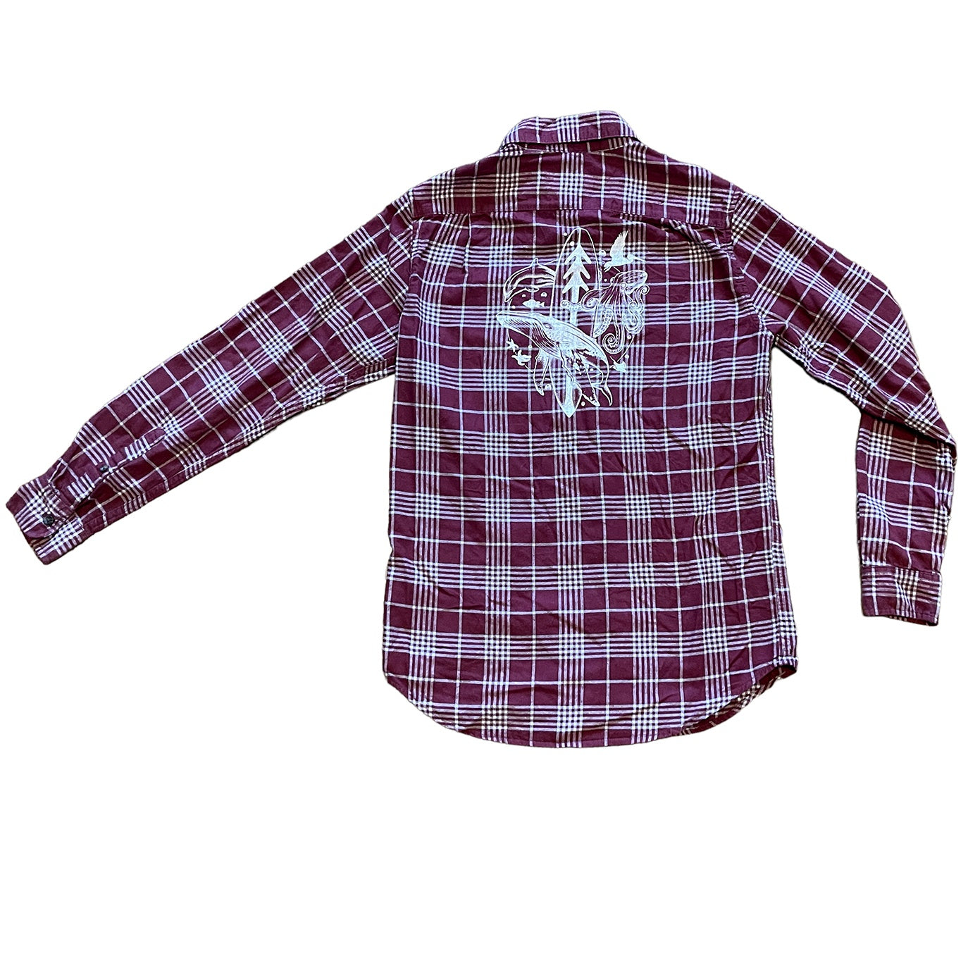 Shirts - Reclaimed Flannel Small: Ventana Monterey Bay By Thiago Bianchini