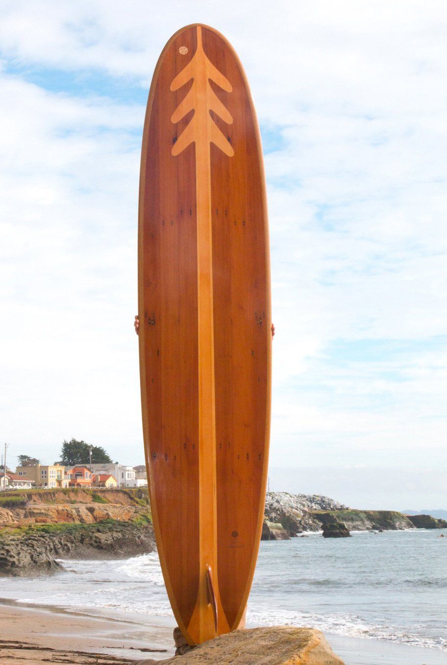 Surfboard - Redwood Treefish Longboard 9&