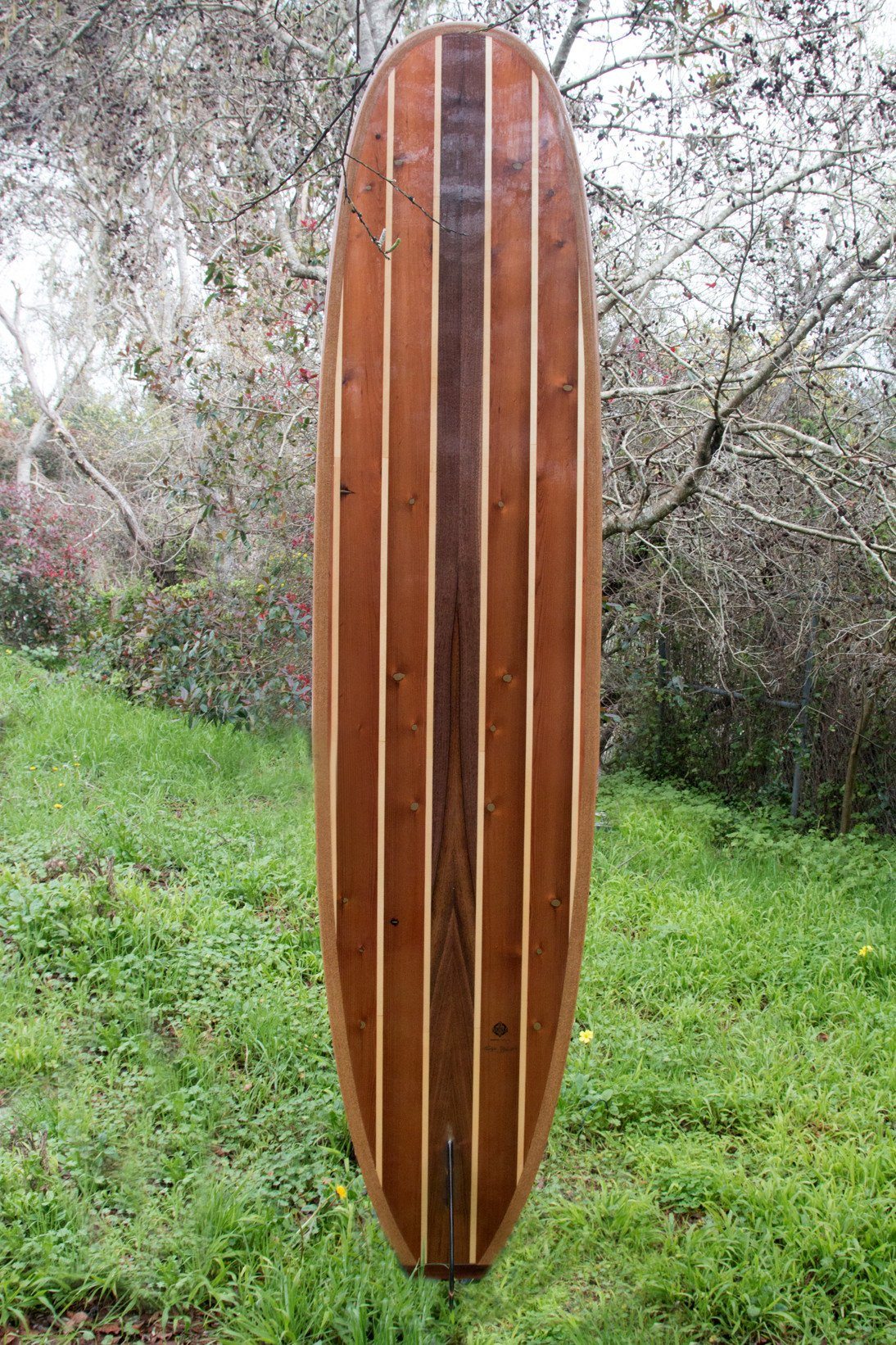 Surfboard - Western Flyer Stripes Longboard 8&