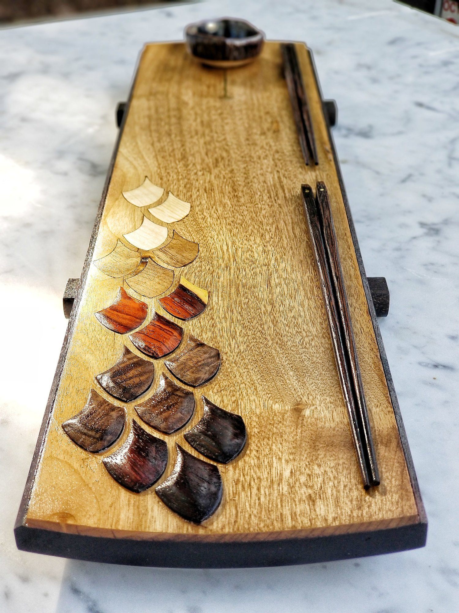 Sushi Board - Fish Scale Sushi Board