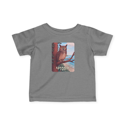 Aptos California Aptosia Owl - Infant 100% Cotton T-Shirt