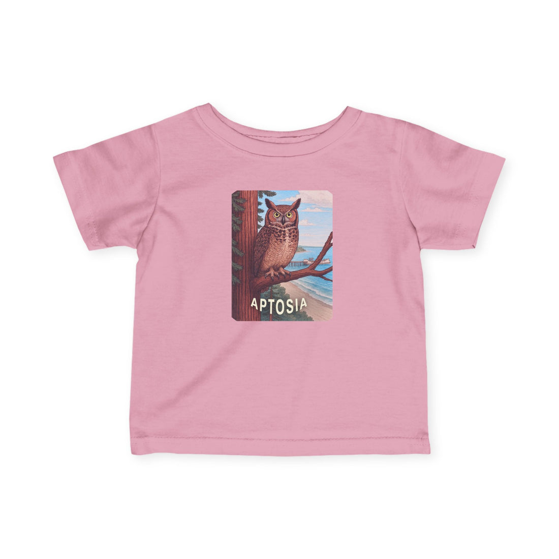 Aptos California Aptosia Owl - Infant 100% Cotton T-Shirt
