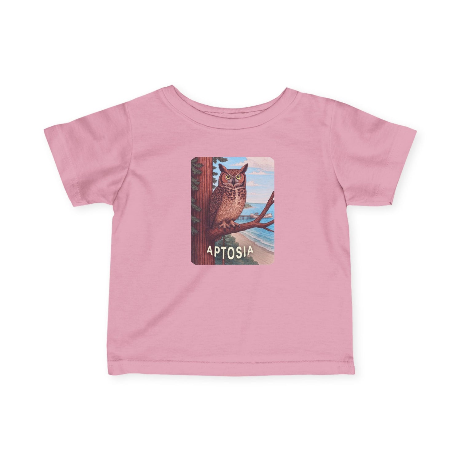 Aptos California Aptosia Owl - Infant 100% Cotton T-Shirt