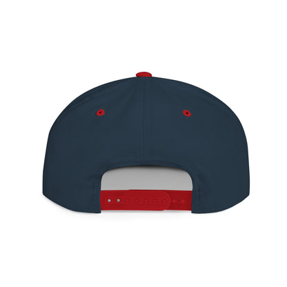 Ventana Three Board Embroidered Flat Bill Snapback Hat