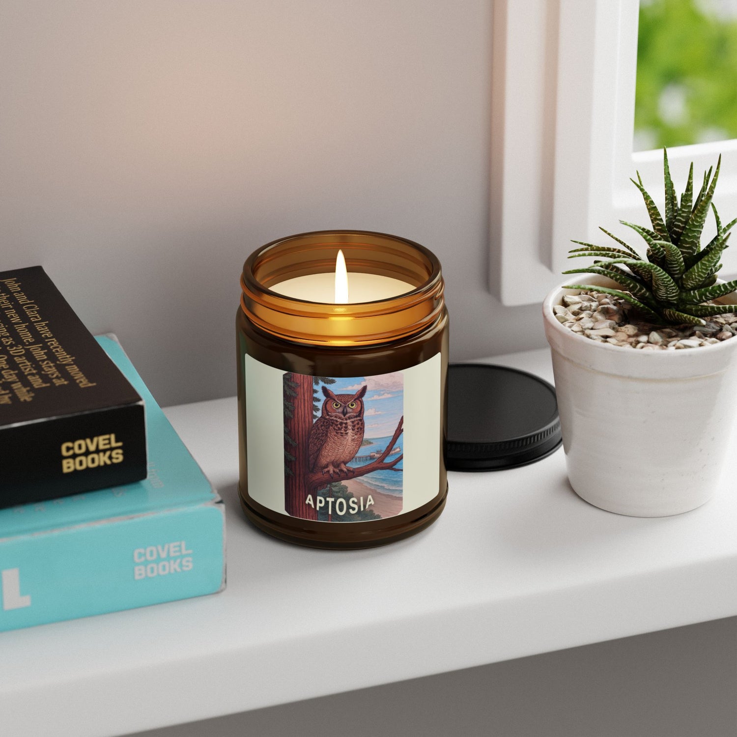 Aptos California Aptosia Owl - Scented Soy Candle