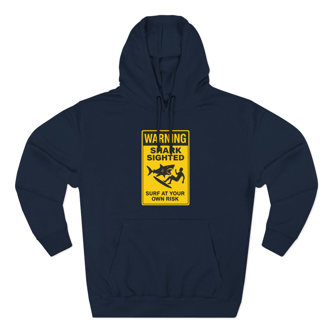 Shark Sighted Unisex - Pull-Over Cotton Blend Fleece Hoodie