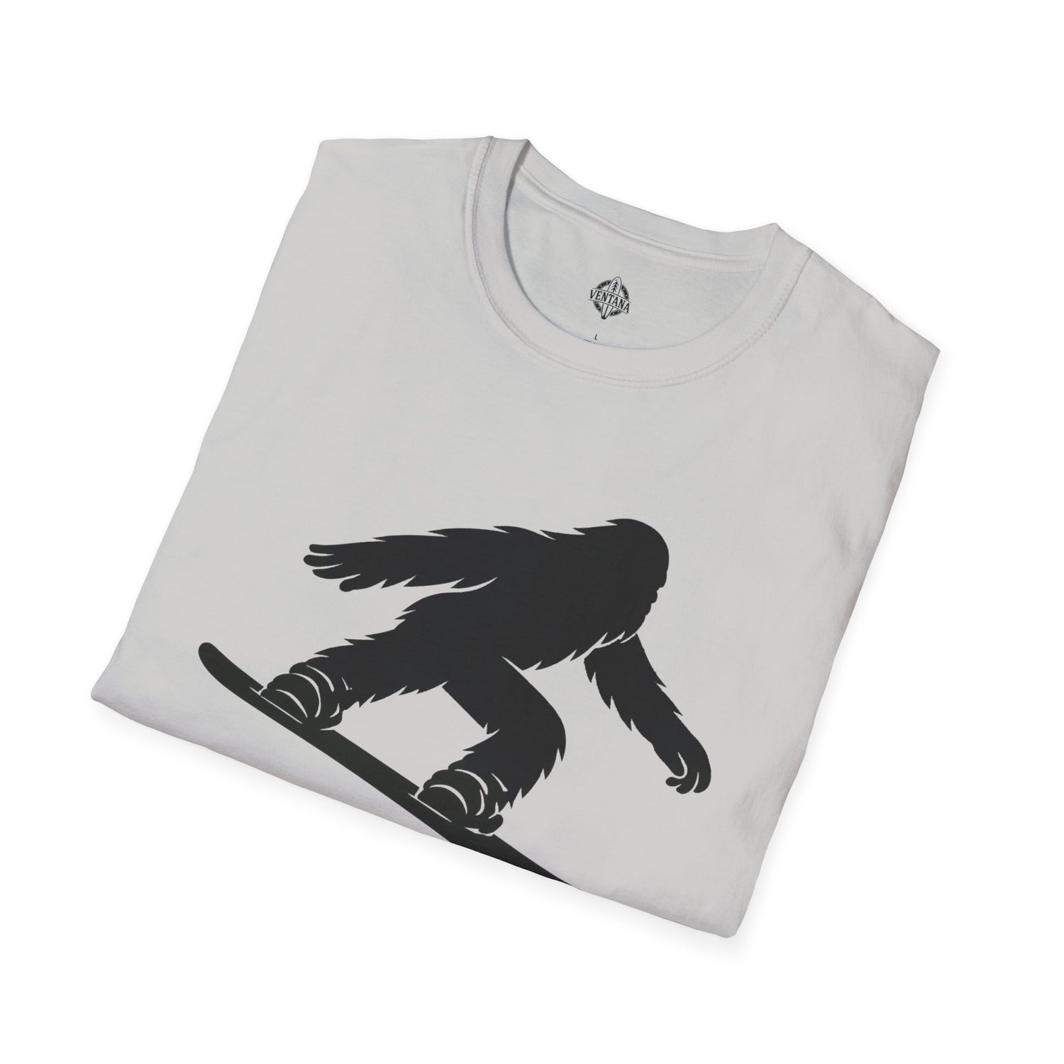 Ventana Shreddy Yeti Snowboard Unisex - U.S. Cotton T-Shirt