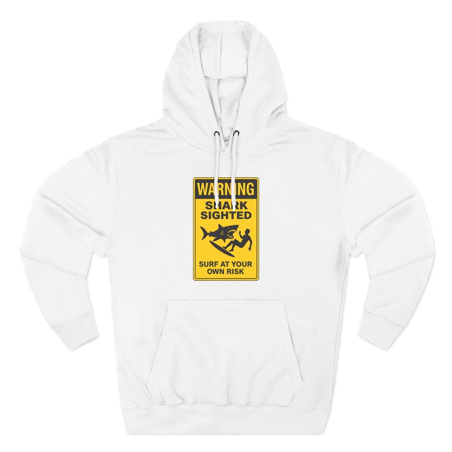 Shark Sighted Unisex - Pull-Over Cotton Blend Fleece Hoodie
