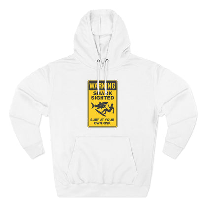 Shark Sighted Unisex - Pull-Over Cotton Blend Fleece Hoodie