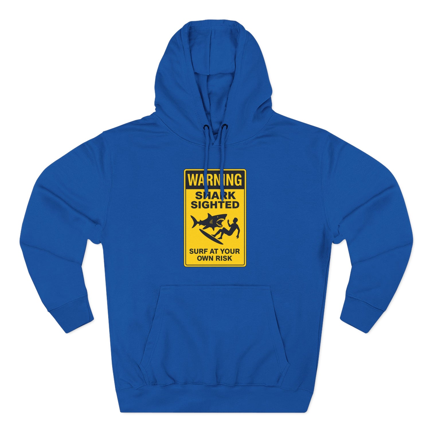 Shark Sighted Unisex - Pull-Over Cotton Blend Fleece Hoodie