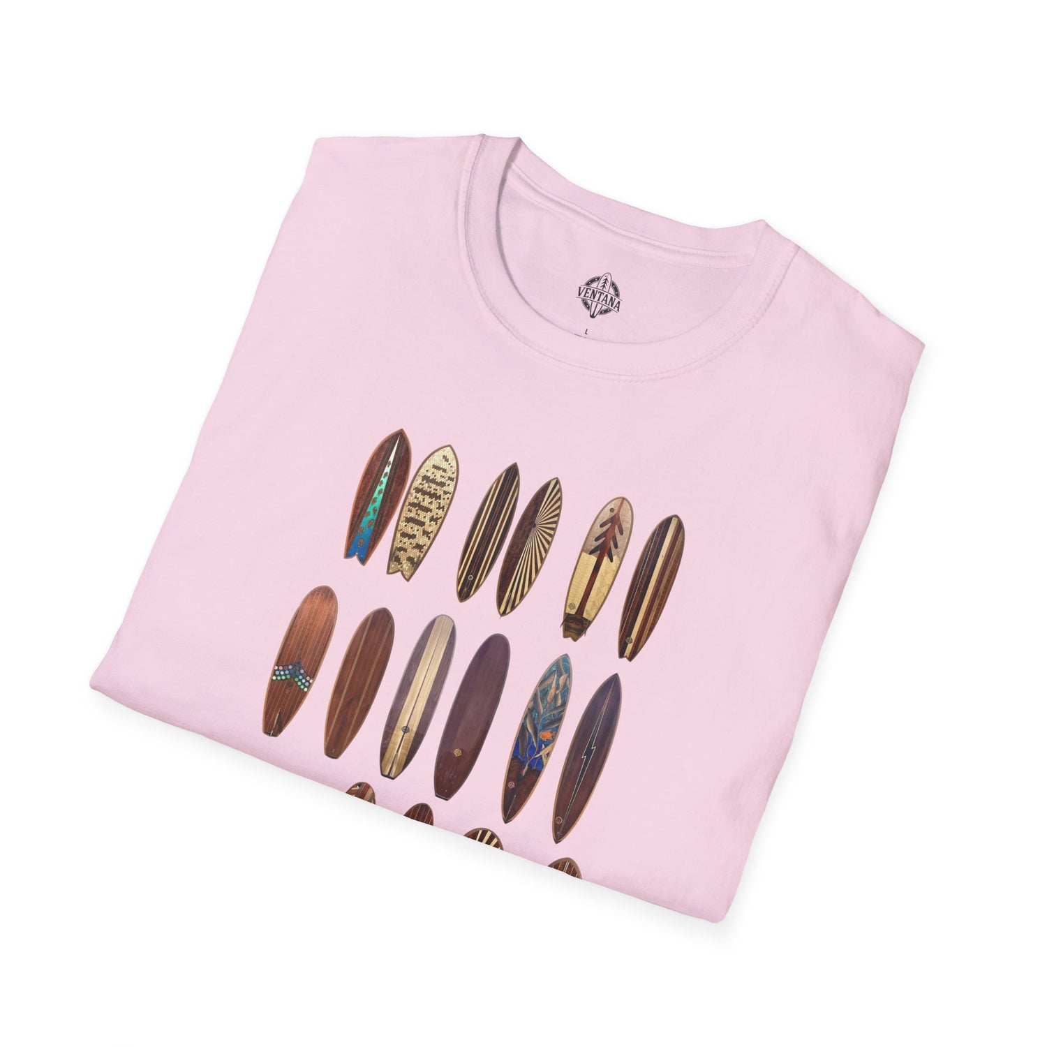Ventana Wooden Surfboards Unisex - Soft Style U.S. Cotton T-Shirt
