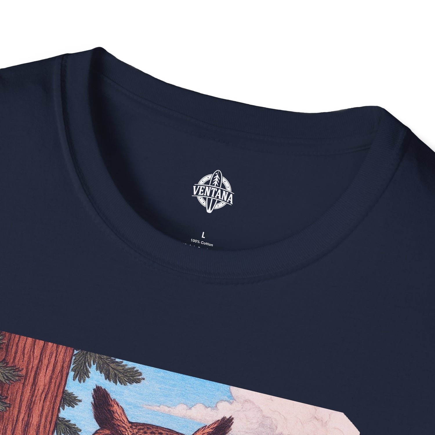 Aptos California Aptosia Owl Unisex - U.S. Cotton T-Shirt