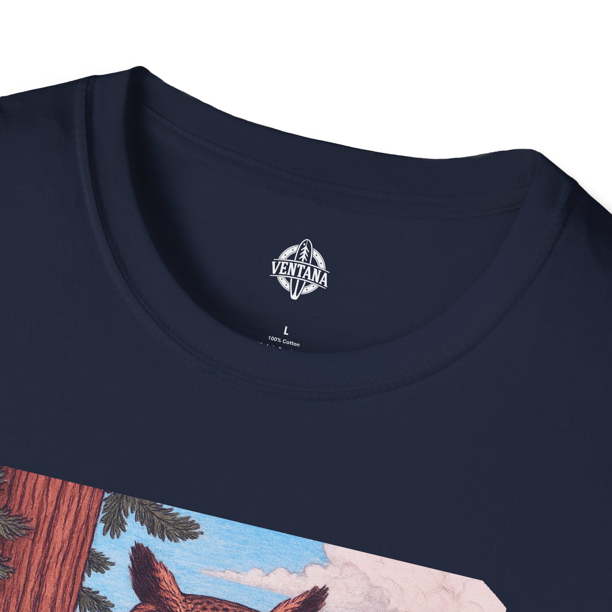 Aptos California Aptosia Owl Unisex - U.S. Cotton T-Shirt