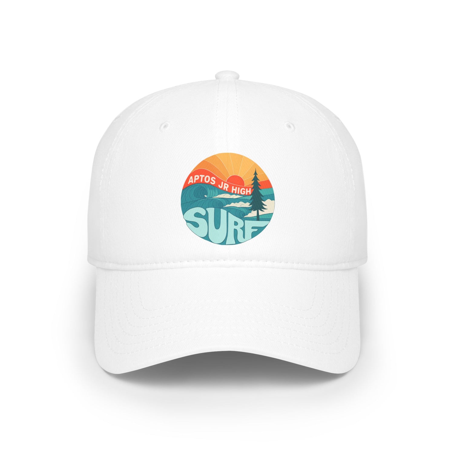 Aptos Junior High Surf Team Sunset - 100% Cotton Baseball Cap