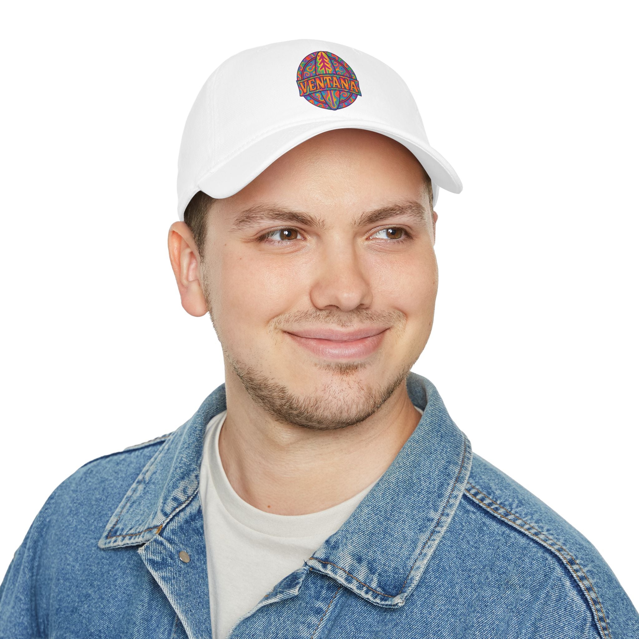 Ventana Psychedelic Treefish Logo - 100% Cotton Baseball Cap