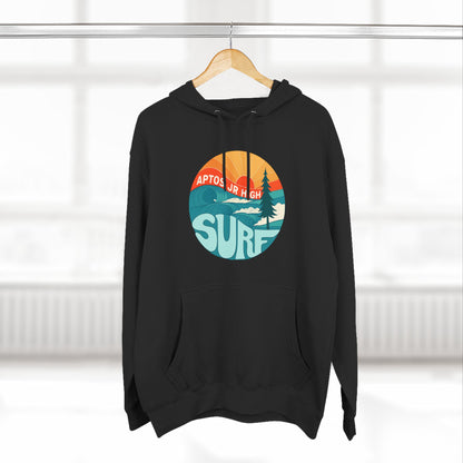 Aptos Junior High Surf Team Sunset Unisex - Pull-Over Cotton Blend Fleece Hoodie
