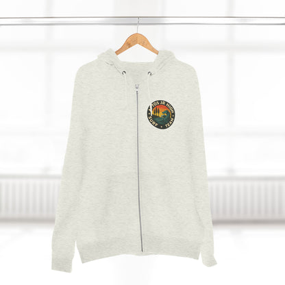 Aptos Junior High Surf Team Unisex - Zip Cotton Blend Fleece Hoodie
